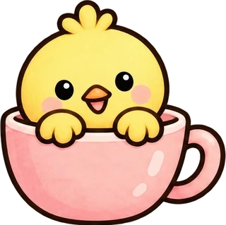 Pom: in a cup